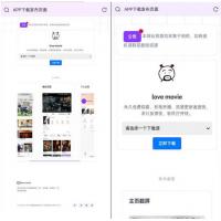 非常漂亮的H5自适应APP下载多页html源码分享