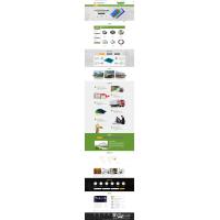 绿色营销型五金塑料板材企业网站模板 织梦dedecms