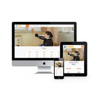 响应式家政保姆类网站织梦模板(自适应手机端)