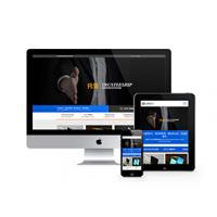 响应式品牌创新设计类网站织梦模板(自适应手机端) 