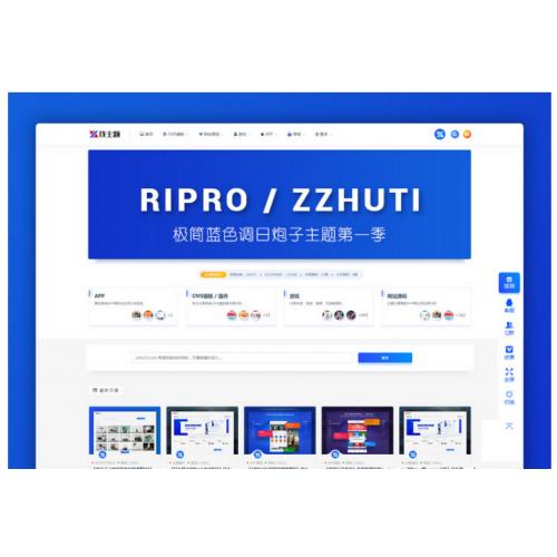 【继续更新RIPro6.3子主题UI美化】日主题专业版RIPRO细节美化