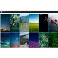 自动采集的手机壁纸网站源码自适应电脑手机端