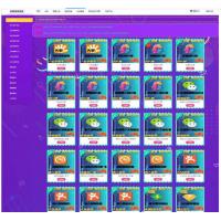 PHP点卡购物乐购社区系统源码 后台支持一键搭建主站+外包