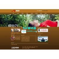 棕色食品养生类企业公司织梦模板下载