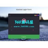 漂亮的html5登录窗口界面网页模板