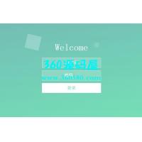 CSS3方块动画背景登录界面模板