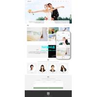 响应式婚纱照摄影类网站织梦模板(自适应手机端)