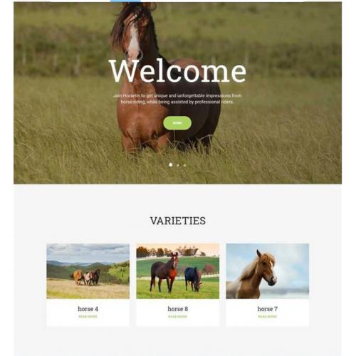 [织梦模板] 织梦dedecms响应式马匹饲养养殖场养马场畜牧业网站模板 自适应手机端
