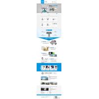 [织梦模板] 织梦蓝色营销型防臭不锈钢浴室地漏防水设备企业网站模板 带手机版