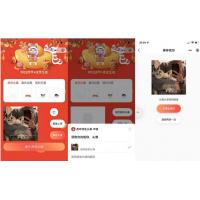 2022虎年背景全新UI头像框制作微信小程序源码