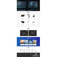 [其他模板] 响应式通信电力金融医疗科技类网站pbootcms模板 黑色智能医疗设备网站源码下载