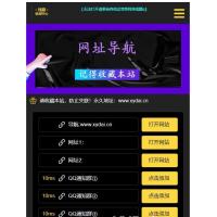 网址导航引导页面H5源码_自动检测域名延迟