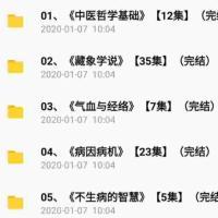 张景明100讲视频 教授中医基础理论视频《一病一讲 》